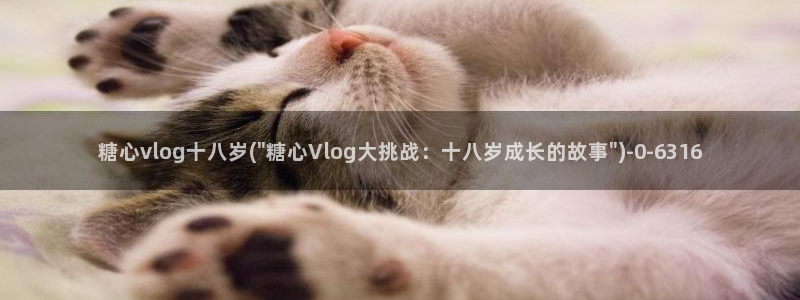 糖心vlog域名：糖心vlog十八岁(\