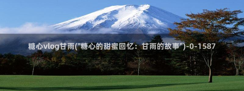 糖心vlog破解会员：糖心vlog甘雨(\